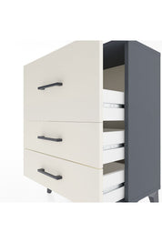 Arges Komodin Tek Raflı 2 Çekmeceli 60x30x80 Antrasit-Aytaşı