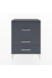 Arges Komodin Tek Raflı 2 Çekmeceli 60x30x80 Antrasit-Antrasit