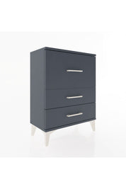 Arges Komodin Tek Raflı 2 Çekmeceli 60x30x80 Antrasit-Antrasit