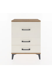 Arges Komodin Tek Raflı 2 Çekmeceli 60x30x80 Çam-Aytaşı