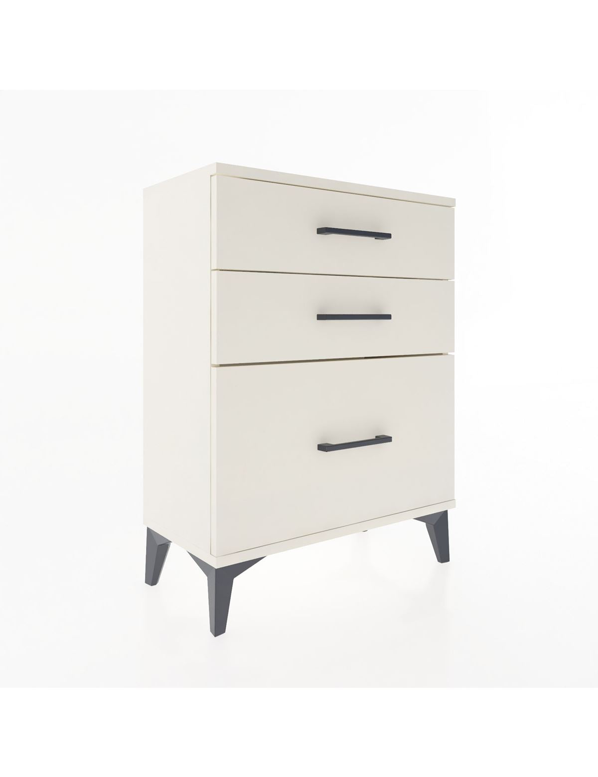 Arges Komodin 3 Çekmeceli 60x30x80 Aytaşı-Aytaşı