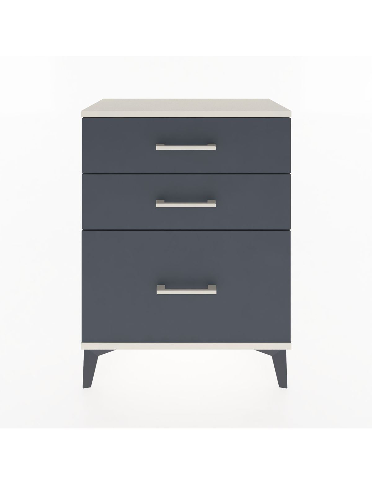 Arges Komodin 3 Çekmeceli 60x30x80 Aytaşı-Antrasit