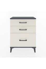 Arges Komodin 3 Çekmeceli 60x30x80 Antrasit-Aytaşı