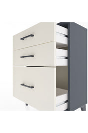 Arges Komodin 3 Çekmeceli 60x30x80 Antrasit-Aytaşı