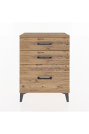 Arges Komodin 3 Çekmeceli 60x30x80 Çam-Çam