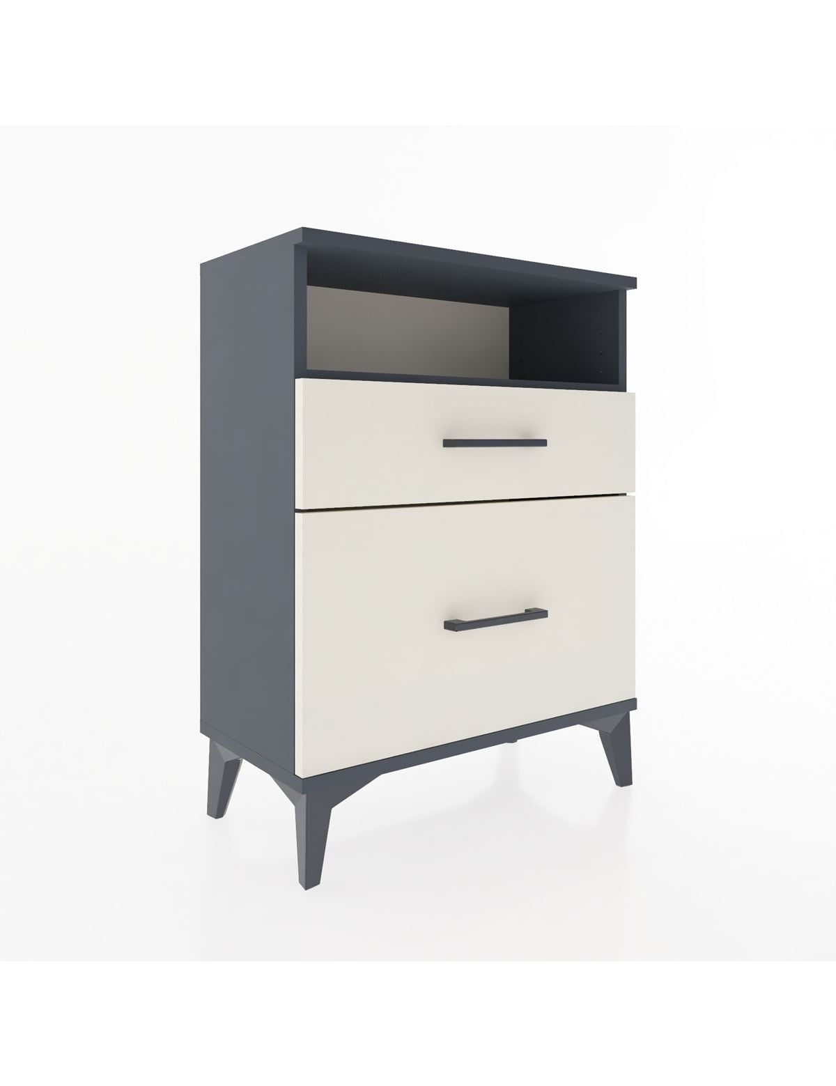 Arges Komodin 3 Çekmeceli 60x30x80 Antrasit-Aytaşı