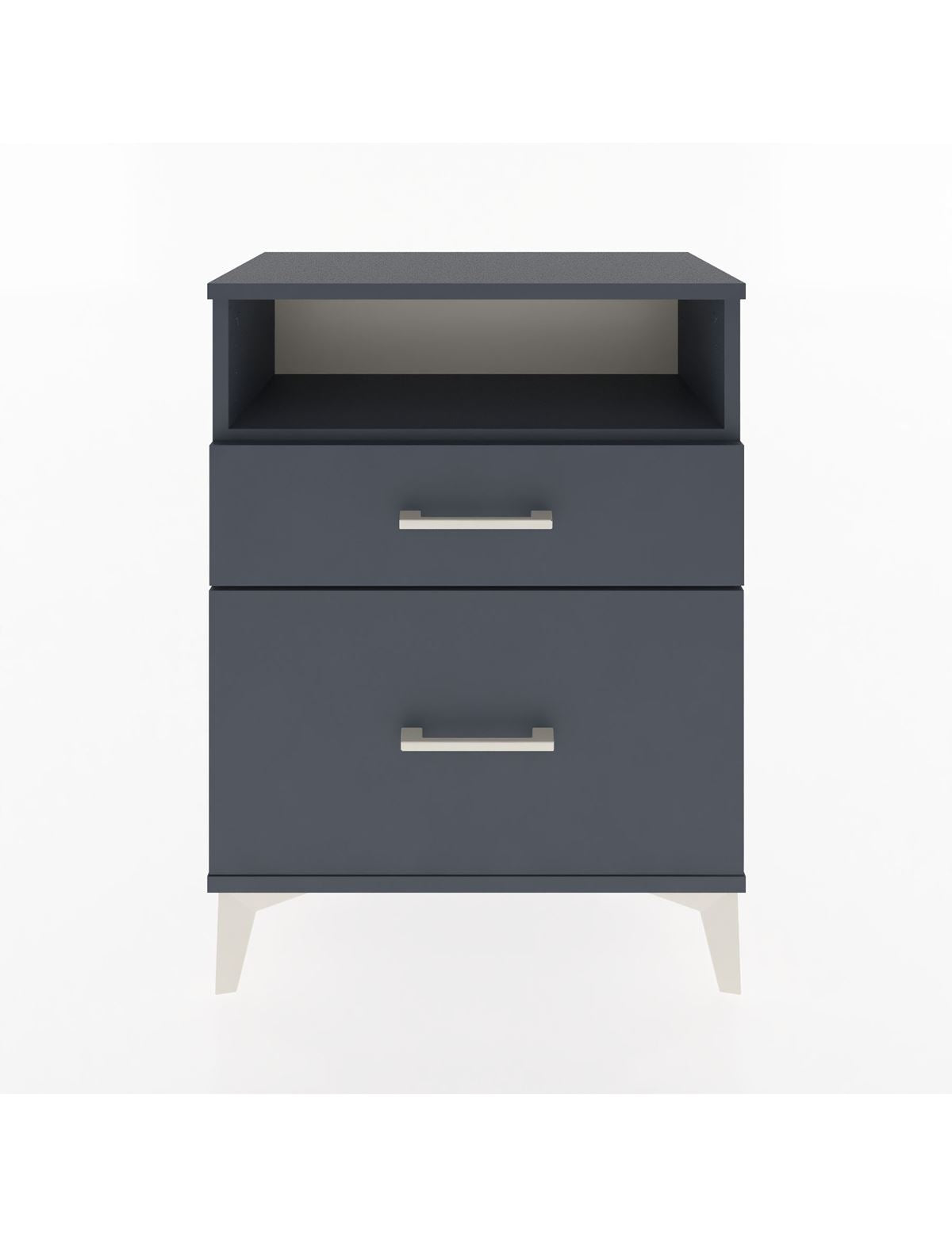 Arges Komodin 3 Çekmeceli 60x30x80 Antrasit-Antrasit