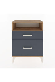 Arges Komodin 3 Çekmeceli 60x30x80 Çam-Antrasit