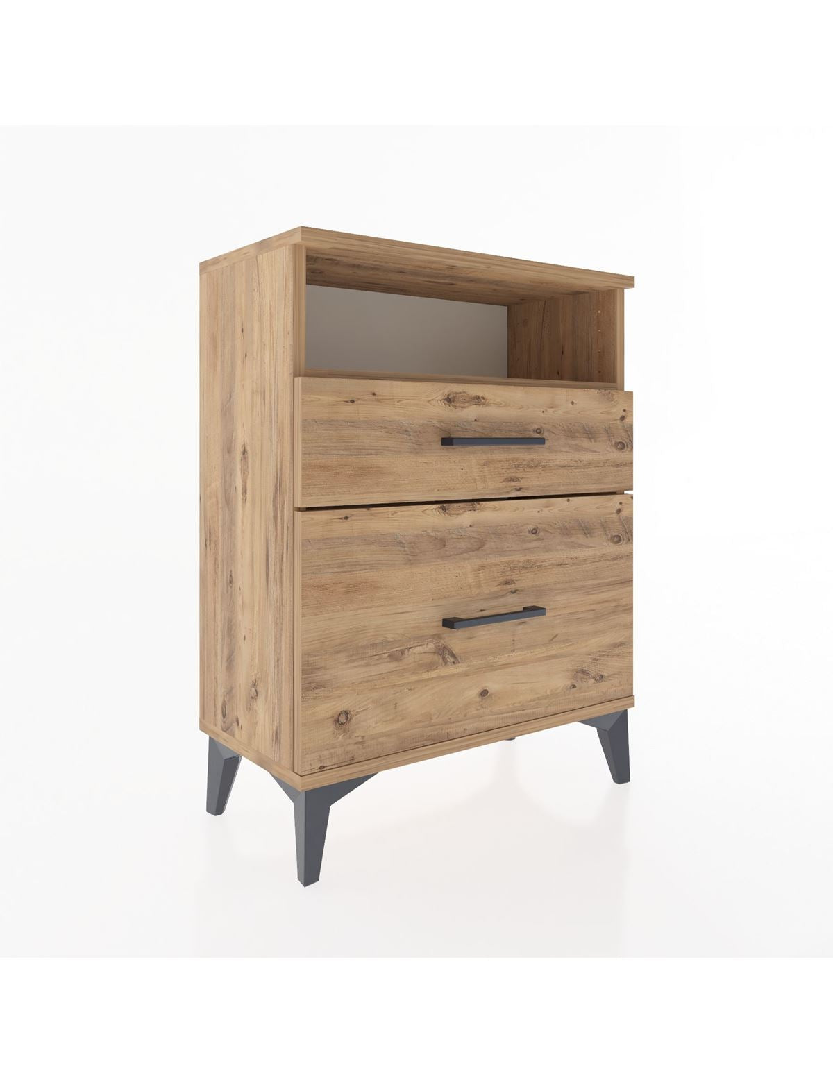 Arges Komodin 3 Çekmeceli 60x30x80 Çam-Çam