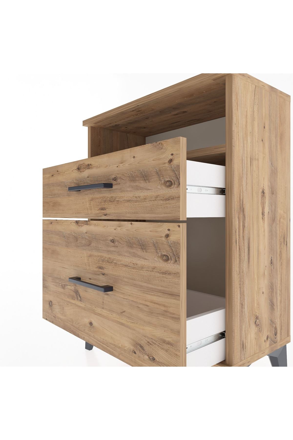 Arges Komodin 3 Çekmeceli 60x30x80 Çam-Çam