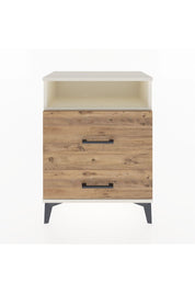 Arges Komodin Tek Raflı 2 Çekmeceli 60x30x80 Aytaşı-Çam
