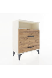 Arges Komodin Tek Raflı 2 Çekmeceli 60x30x80 Aytaşı-Çam