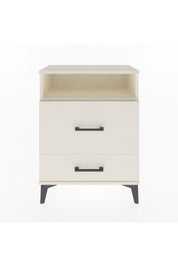 Arges Komodin Tek Raflı 2 Çekmeceli 60x30x80 Aytaşı-Aytaşı