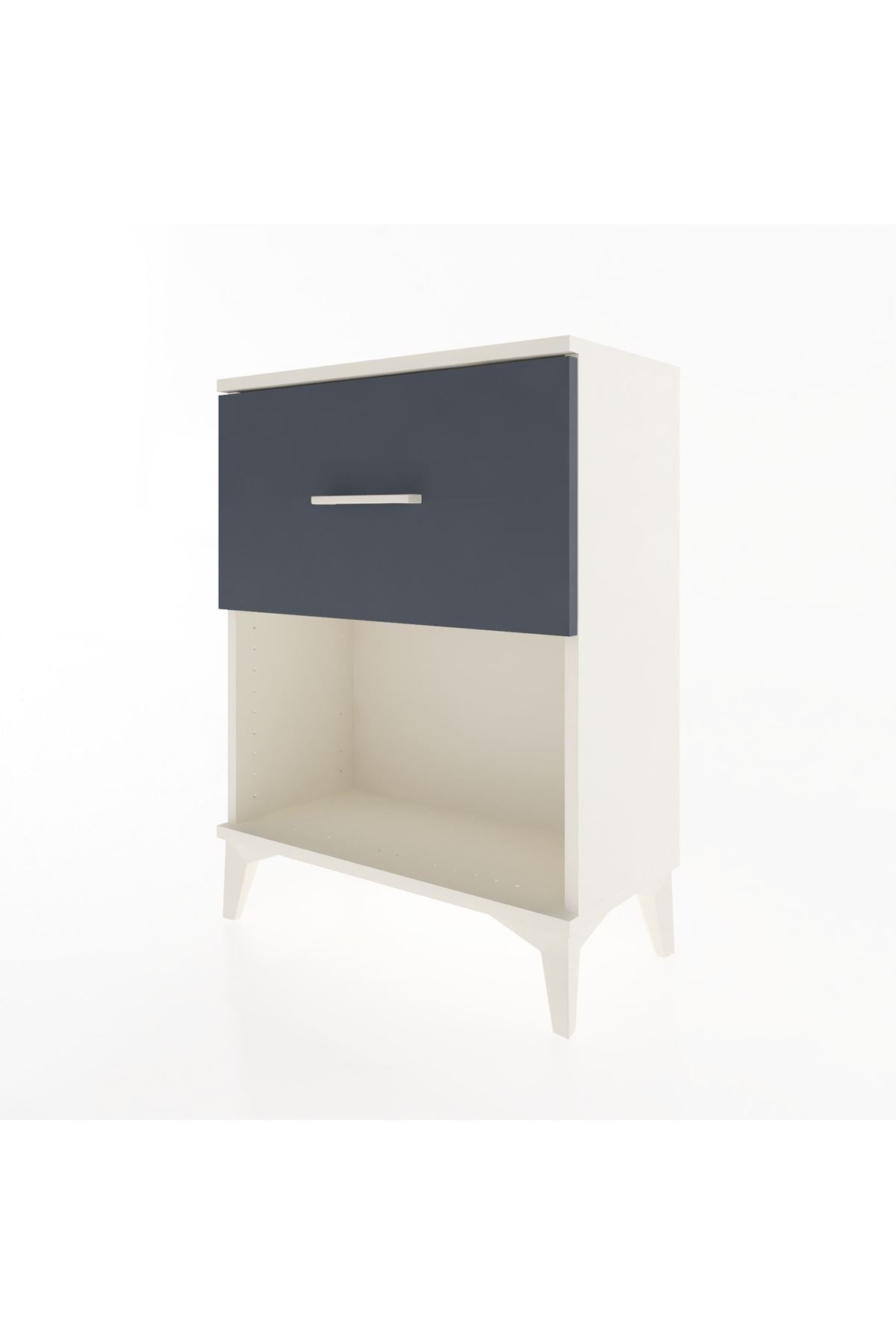 Arges Komodin 2 Çekmeceli 60x30x80 Aytaşı-Antrasit