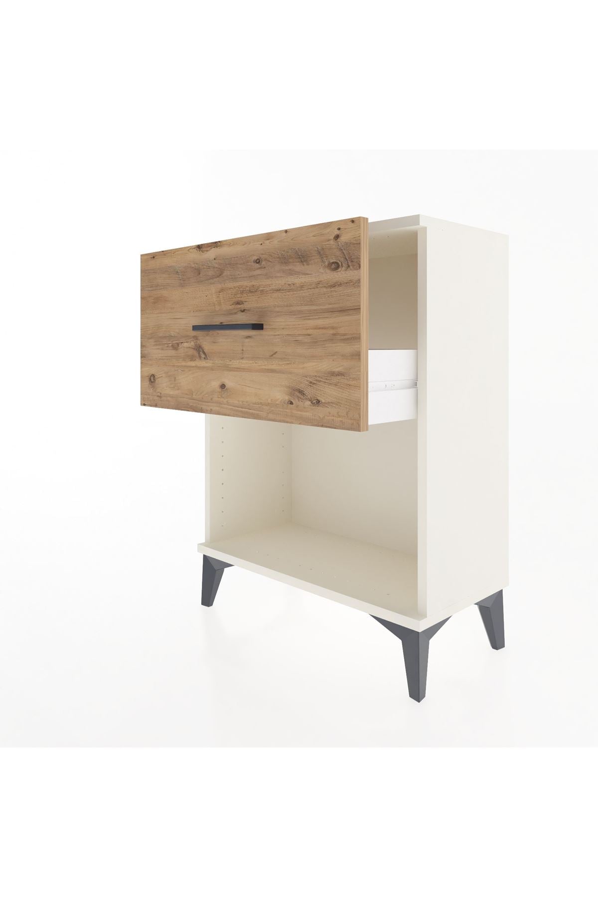 Arges Komodin 2 Çekmeceli 60x30x80 Aytaşı-Çam