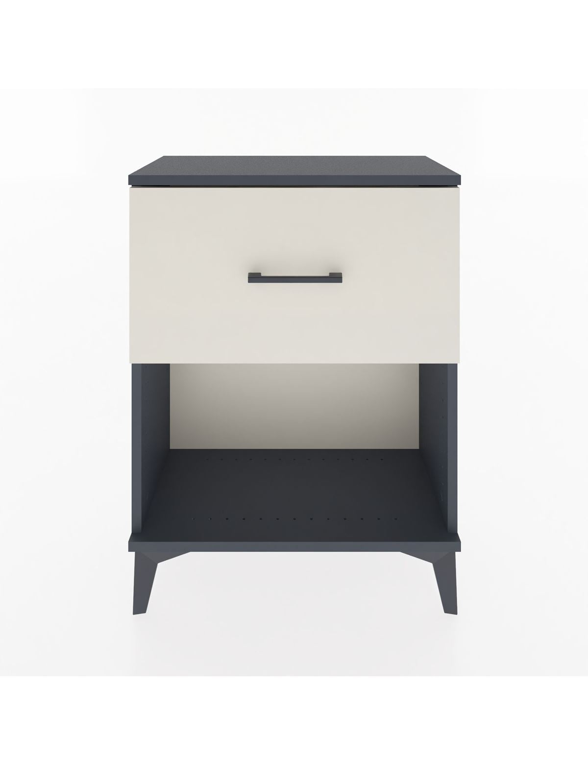 Arges Komodin 2 Çekmeceli 60x30x80 Antrasit-Aytaşı