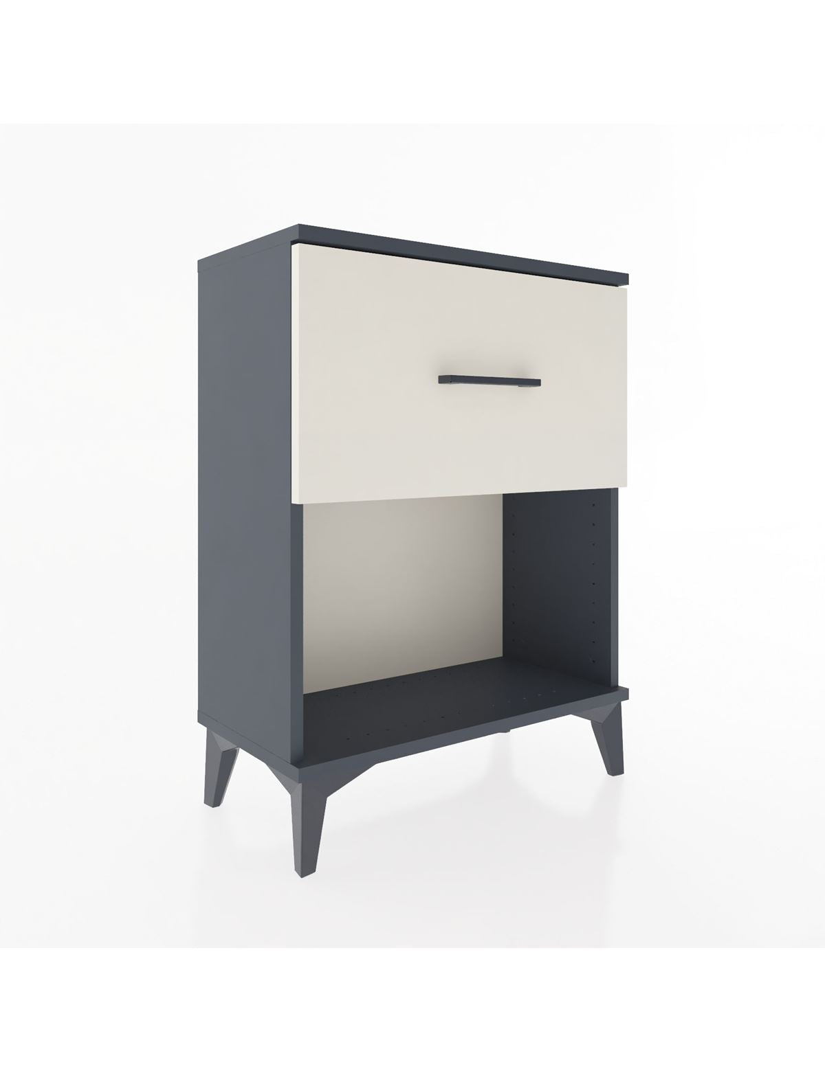 Arges Komodin 2 Çekmeceli 60x30x80 Antrasit-Aytaşı