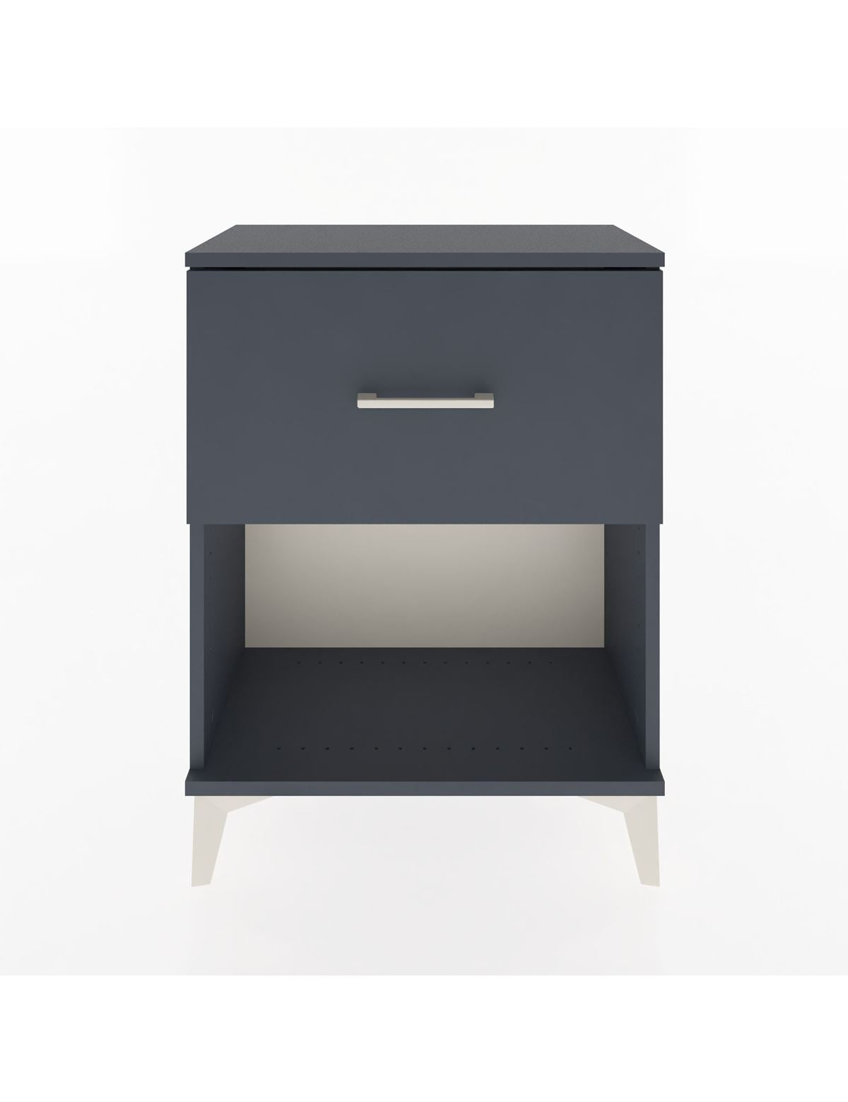 Arges Komodin 2 Çekmeceli 60x30x80 Antrasit-Antrasit