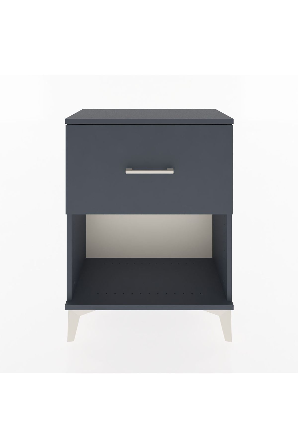 Arges Komodin 2 Çekmeceli 60x30x80 Antrasit-Antrasit