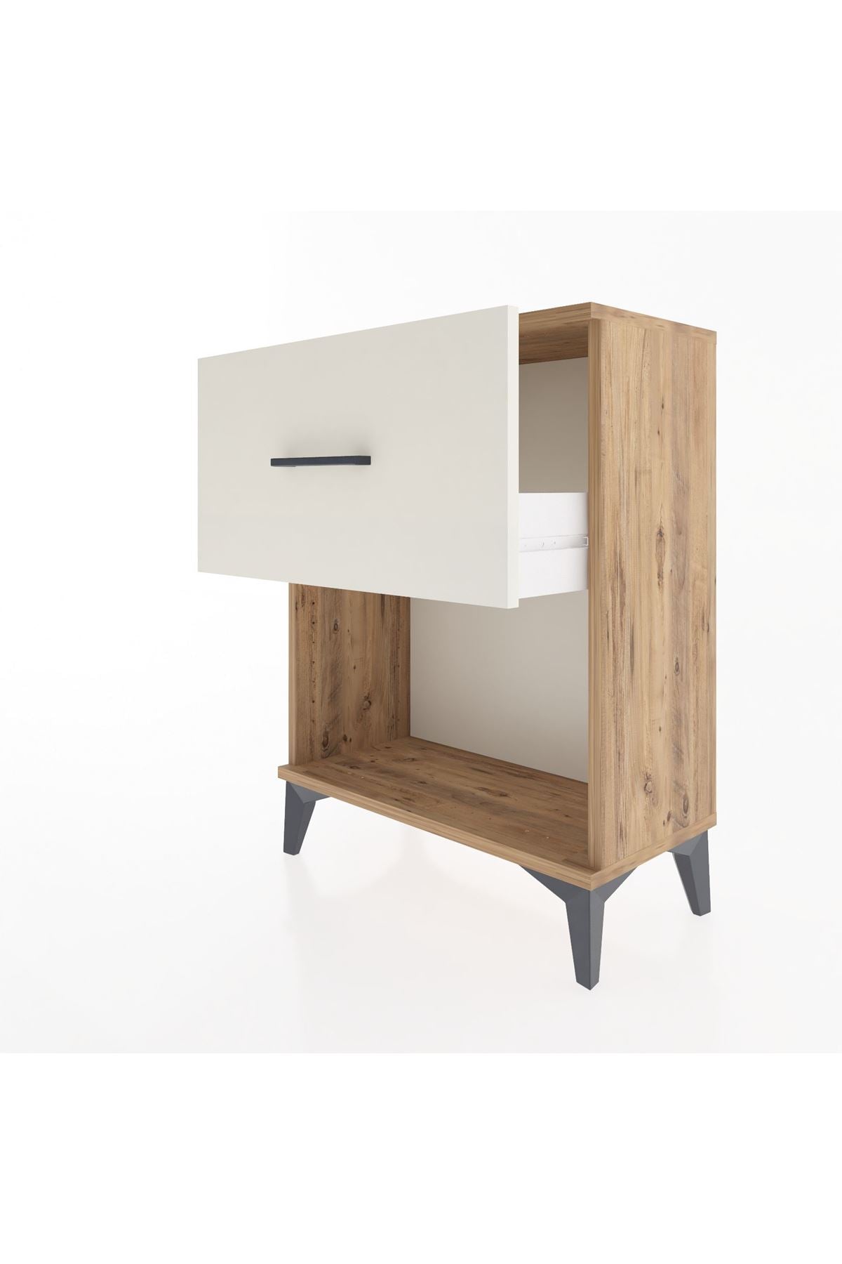 Arges Komodin 2 Çekmeceli 60x30x80 Çam-Aytaşı