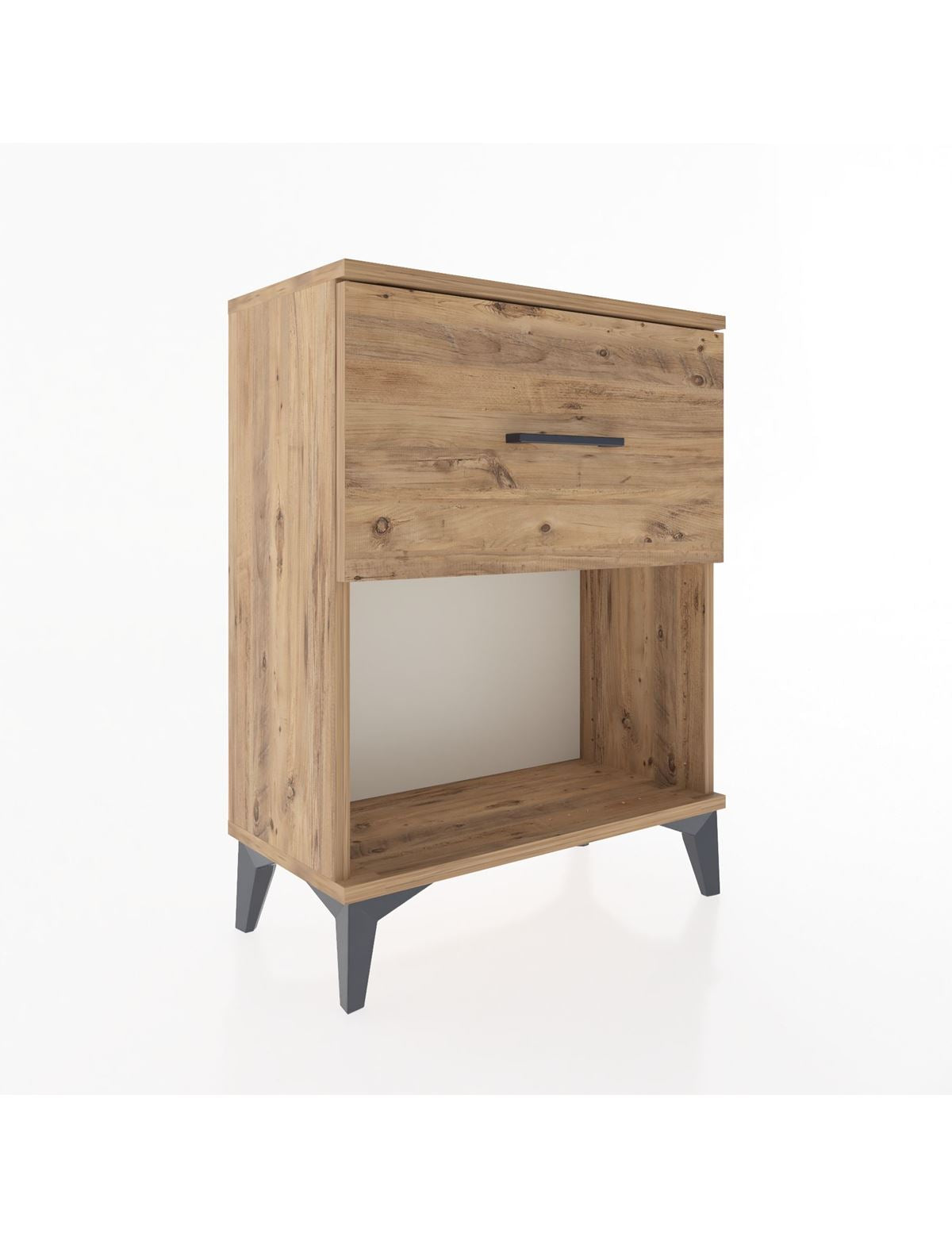 Arges Komodin 2 Çekmeceli 60x30x80 Çam-Çam