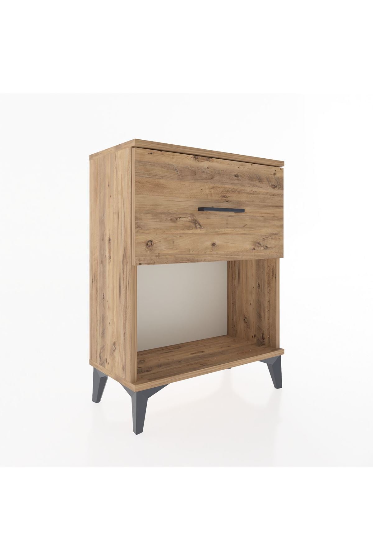 Arges Komodin 2 Çekmeceli 60x30x80 Çam-Çam