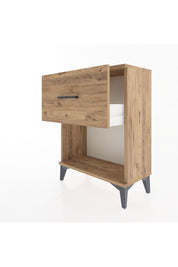 Arges Komodin 2 Çekmeceli 60x30x80 Çam-Çam