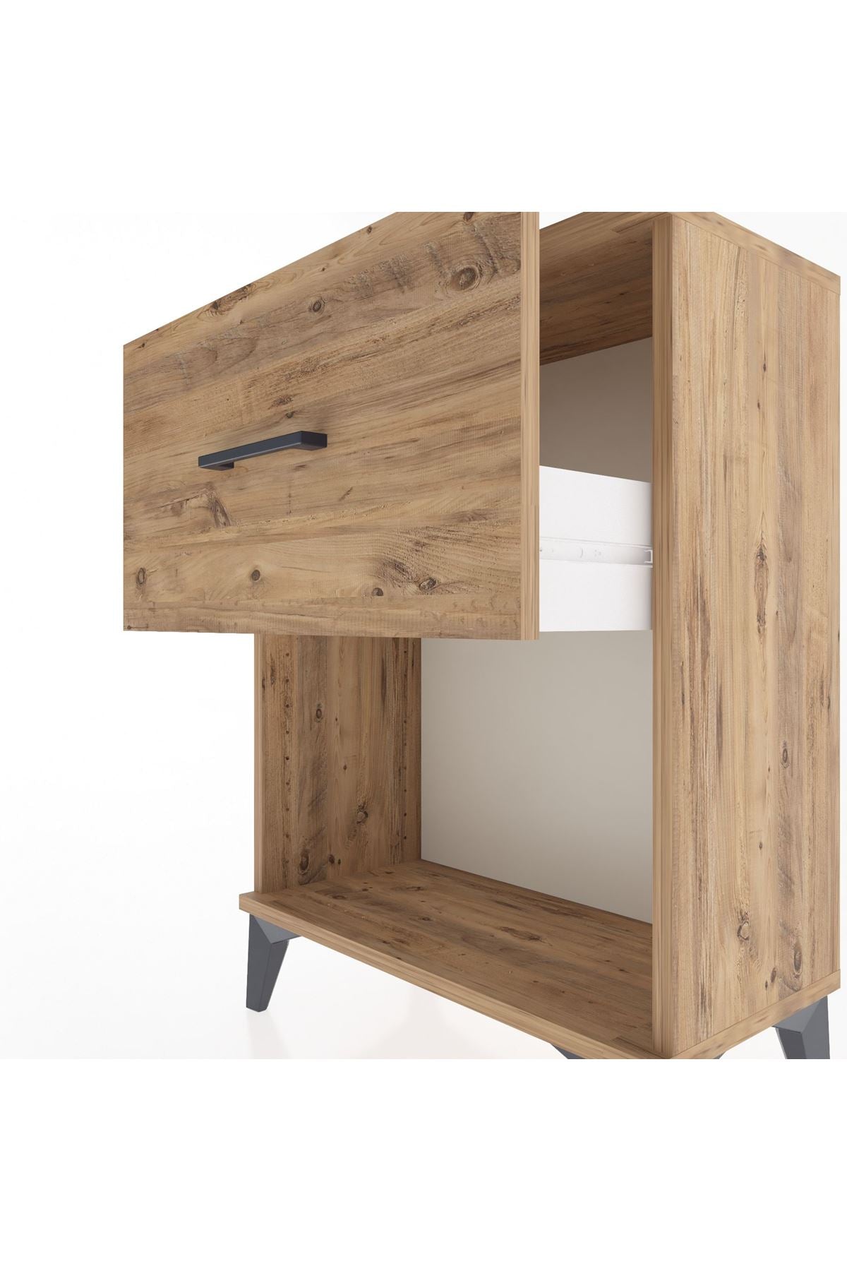 Arges Komodin 2 Çekmeceli 60x30x80 Çam-Çam