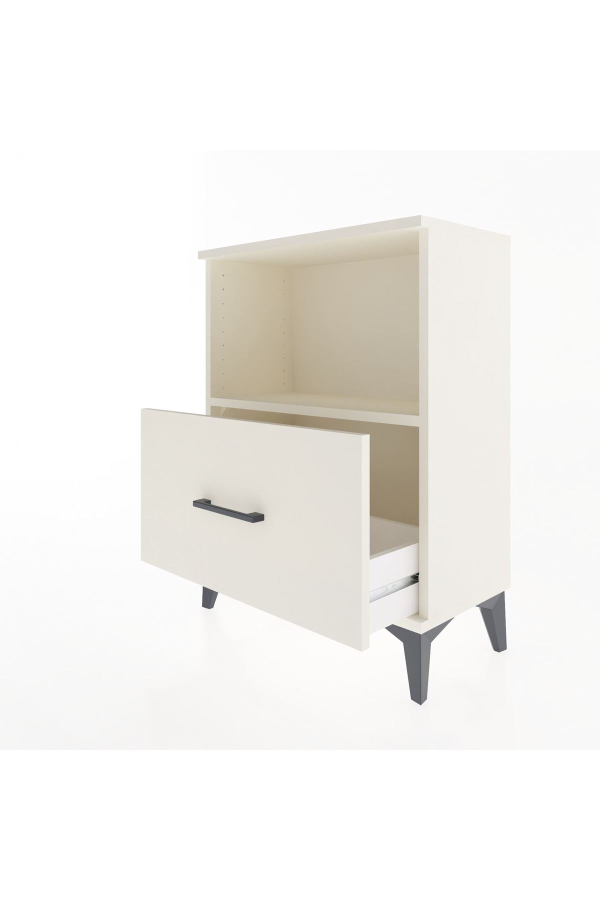 Arges Komodin Tek Çekmeceli 60x30x80 Aytaşı-Aytaşı