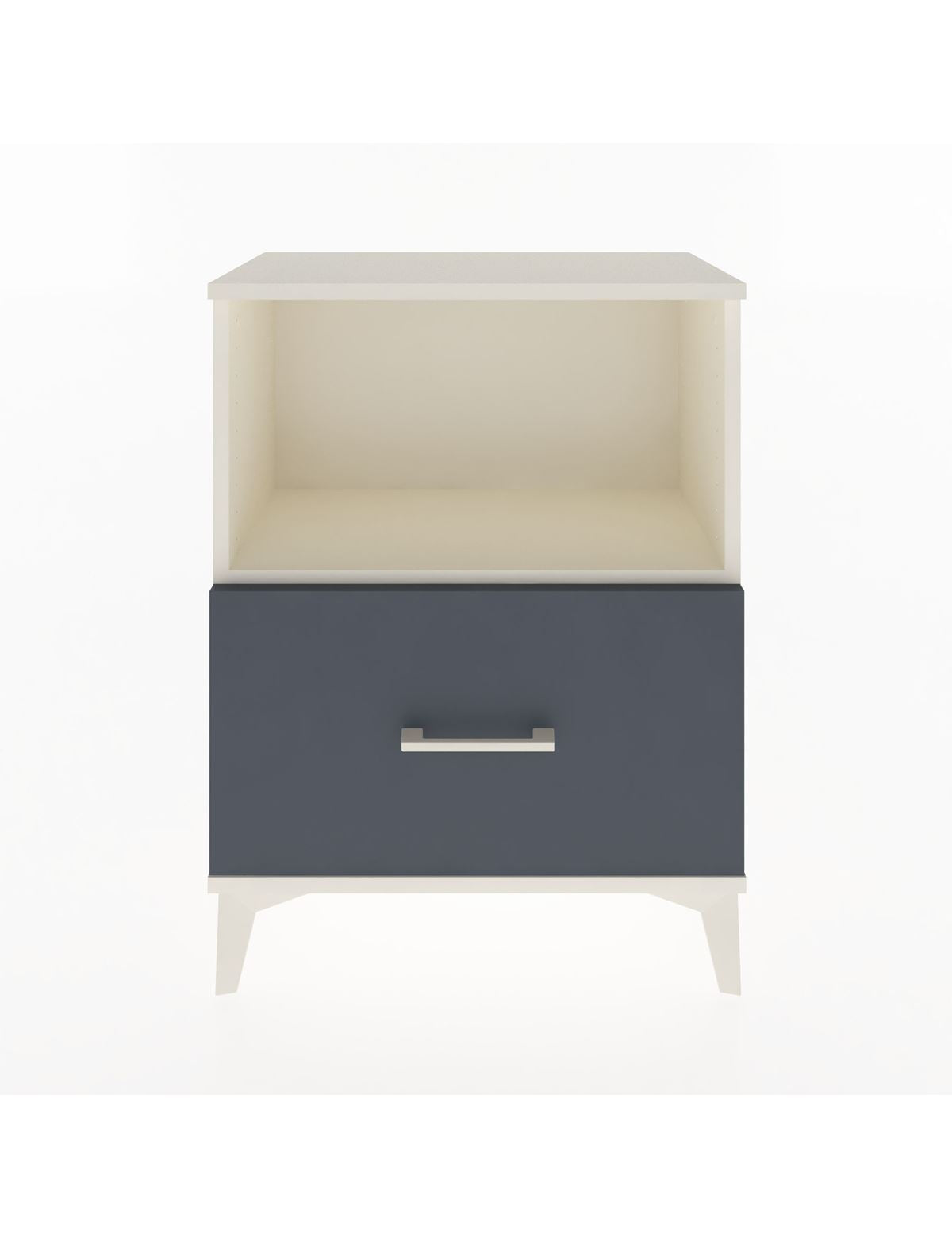 Arges Komodin Tek Çekmeceli 60x30x80 Aytaşı-Antrasit