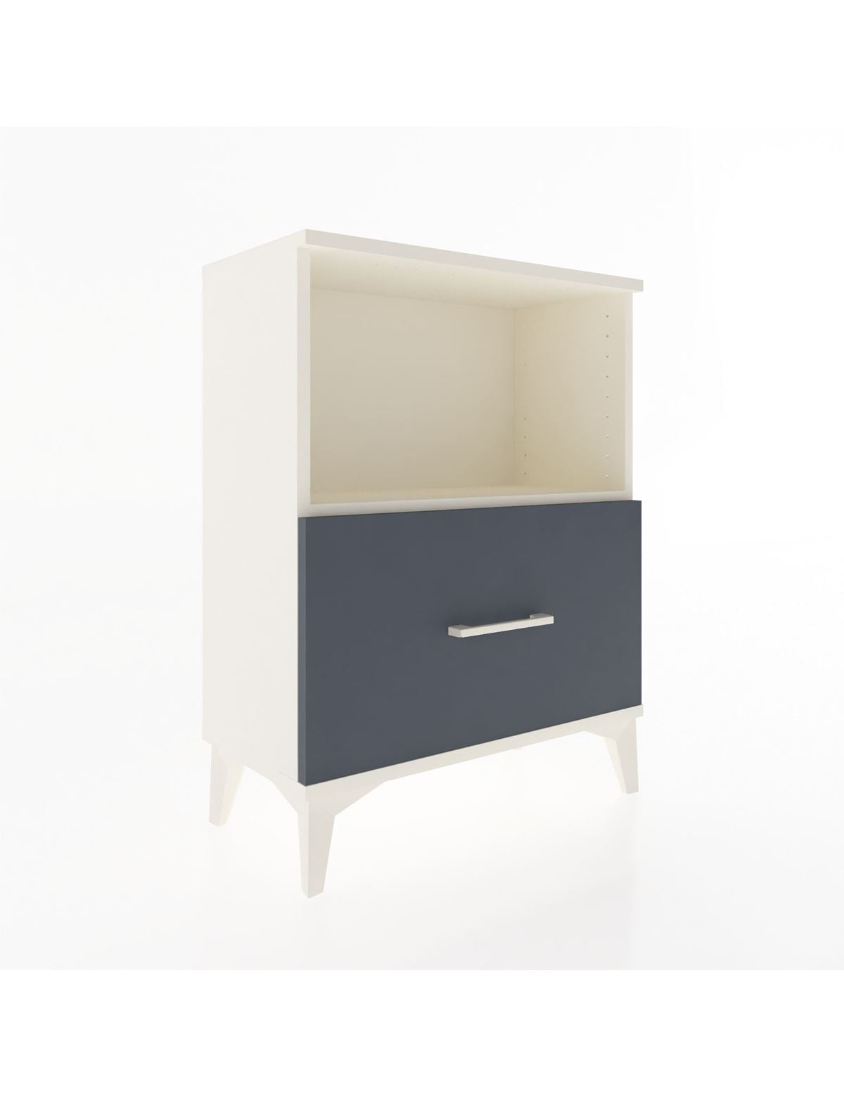 Arges Komodin Tek Çekmeceli 60x30x80 Aytaşı-Antrasit