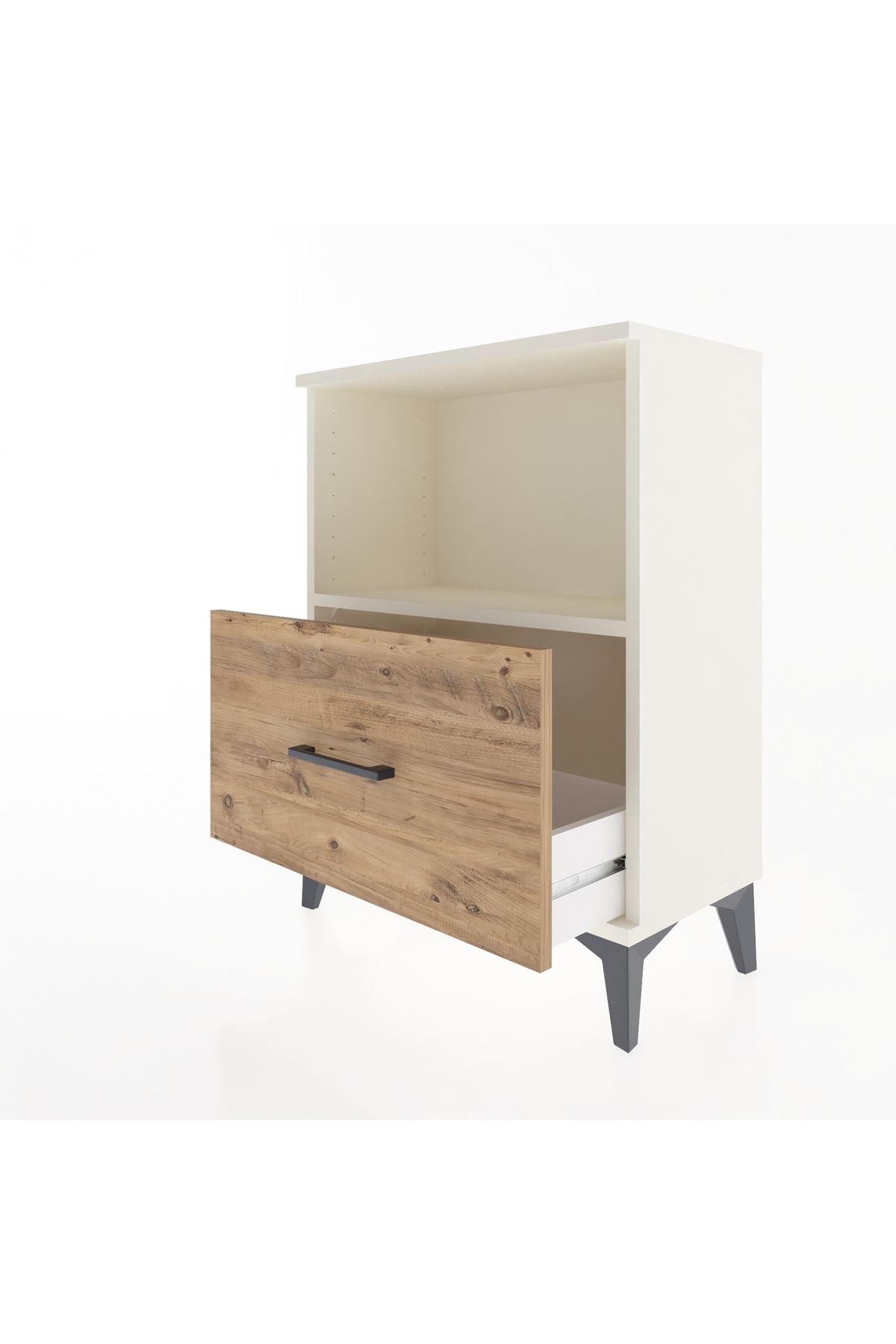 Arges Komodin Tek Çekmeceli 60x30x80 Aytaşı-Çam