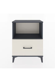 Arges Komodin Tek Çekmeceli 60x30x80 Antrasit-Aytaşı