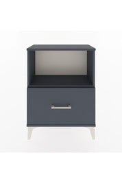 Arges Komodin Tek Çekmeceli 60x30x80 Antrasit-Antrasit