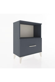 Arges Komodin Tek Çekmeceli 60x30x80 Antrasit-Antrasit