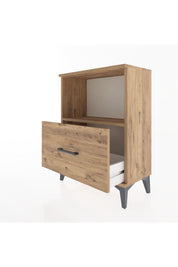 Arges Komodin Tek Çekmeceli 60x30x80 Çam-Çam