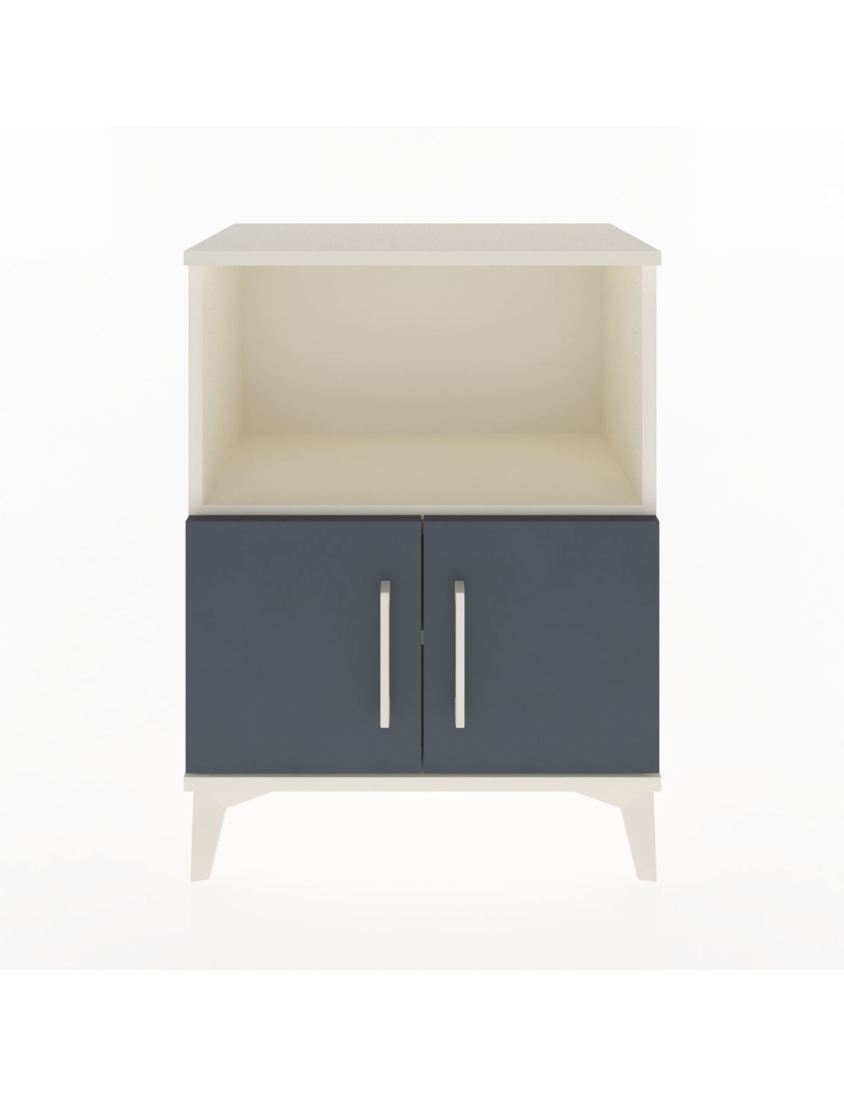 Arges Komodin Tek Raflı Tek Çekmeceli 60x30x80 Aytaşı-Antrasit