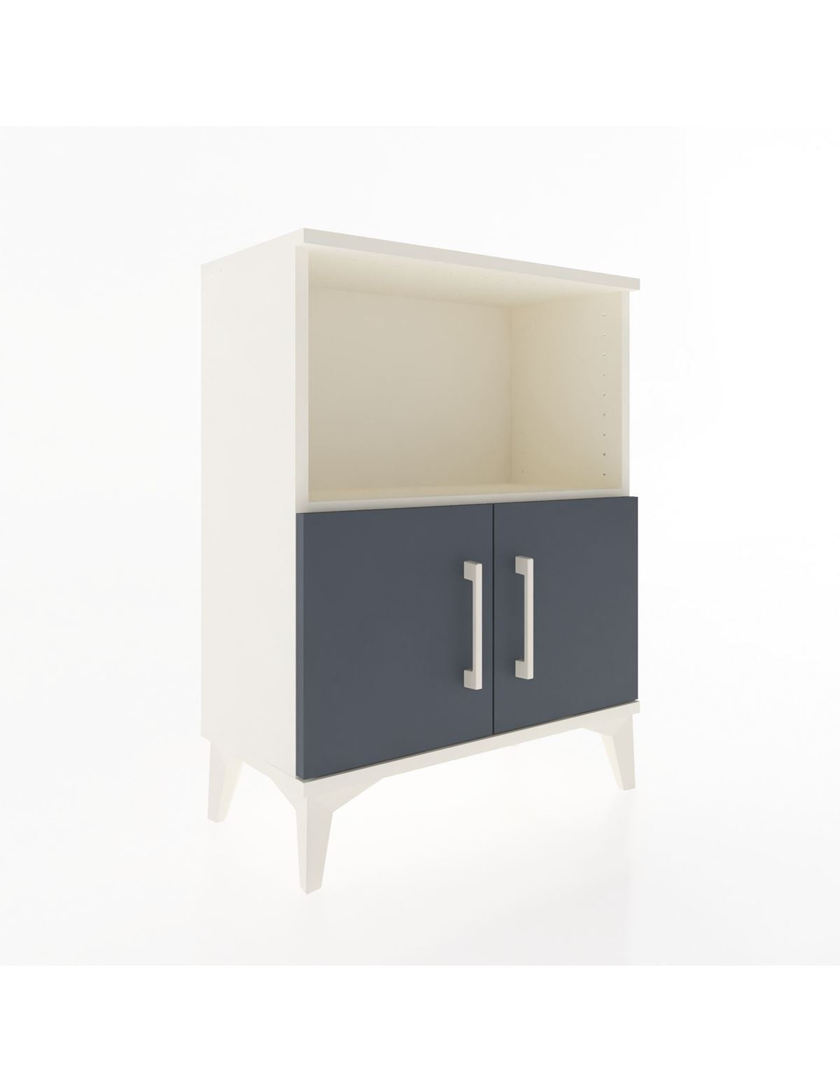 Arges Komodin Tek Raflı Tek Çekmeceli 60x30x80 Aytaşı-Antrasit