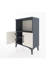 Arges Komodin Tek Raflı Tek Çekmeceli 60x30x80 Antrasit-Aytaşı