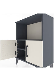 Arges Komodin Tek Raflı Tek Çekmeceli 60x30x80 Antrasit-Aytaşı