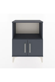 Arges Komodin Tek Raflı Tek Çekmeceli 60x30x80 Antrasit-Antrasit
