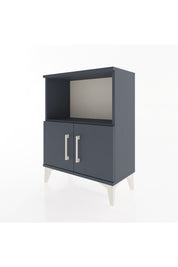 Arges Komodin Tek Raflı Tek Çekmeceli 60x30x80 Antrasit-Antrasit