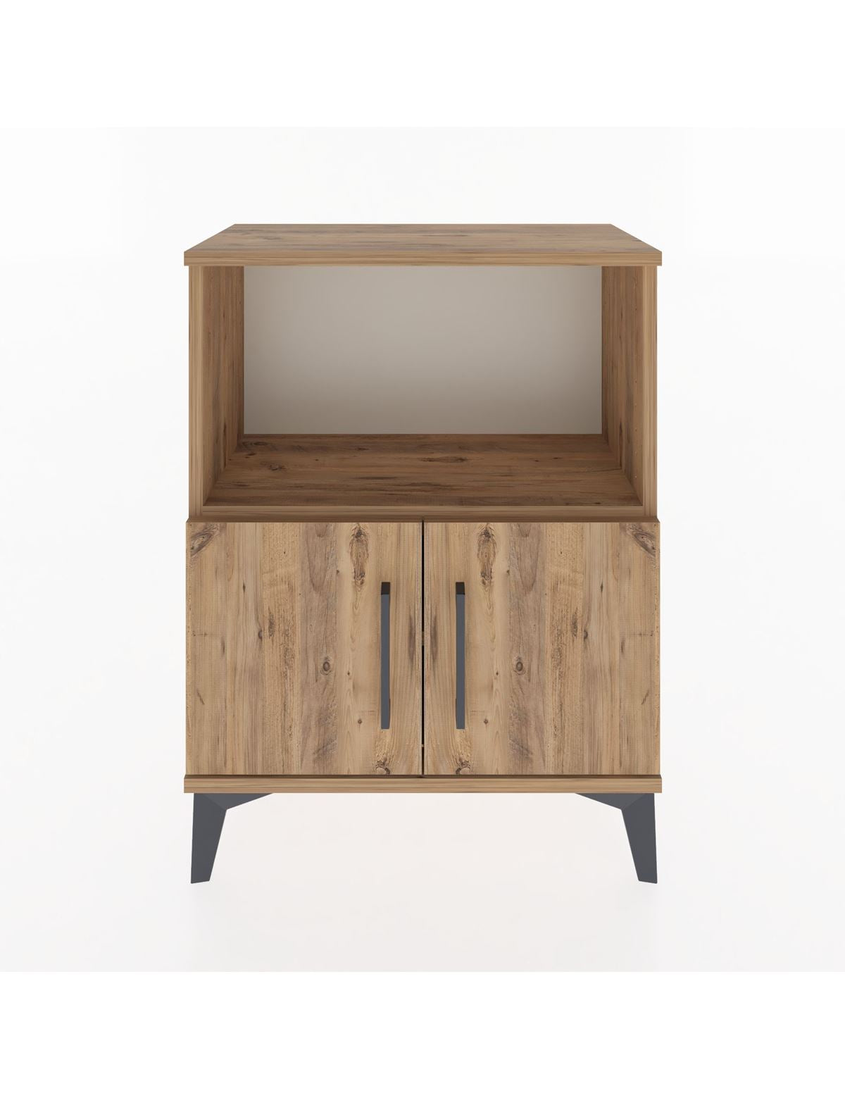 Arges Komodin Tek Raflı Tek Çekmeceli 60x30x80 Çam-Çam