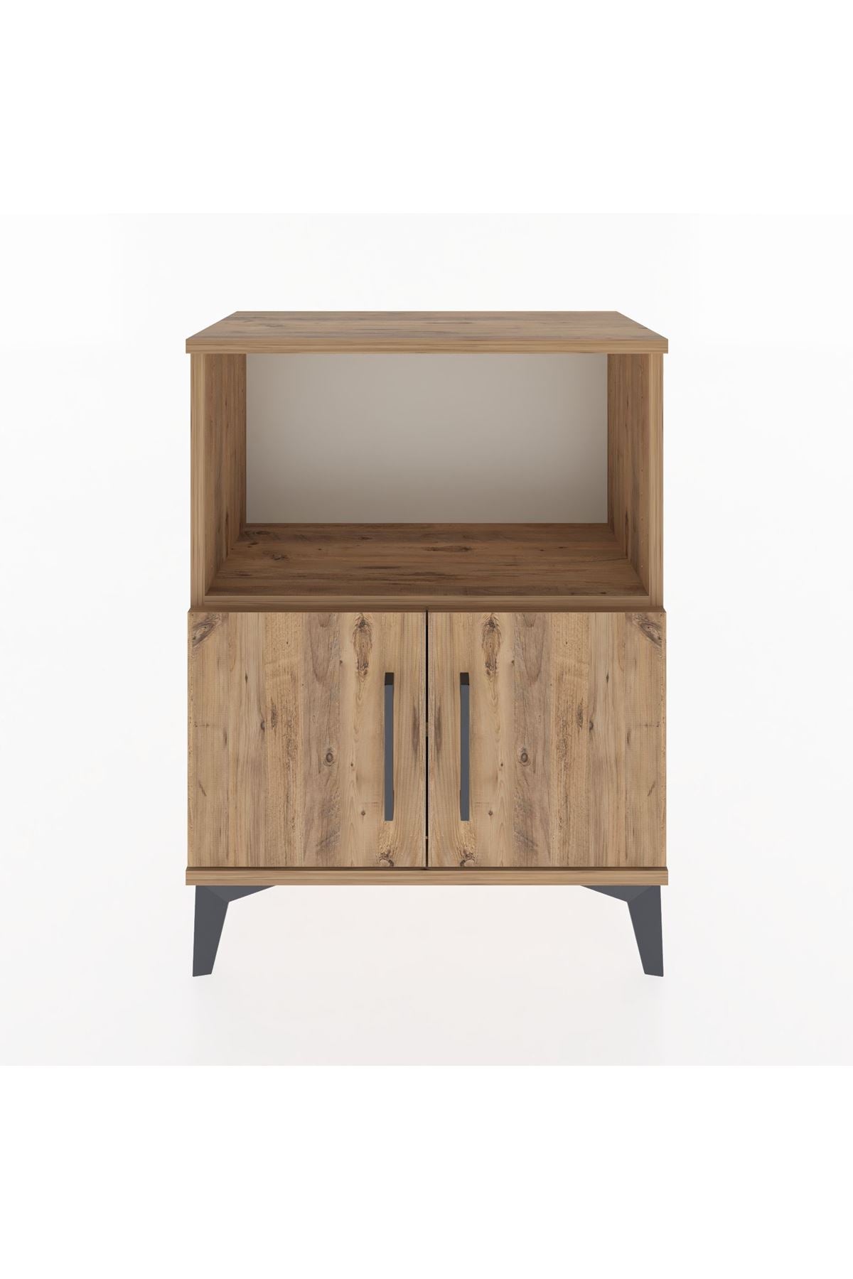 Arges Komodin Tek Raflı Tek Çekmeceli 60x30x80 Çam-Çam