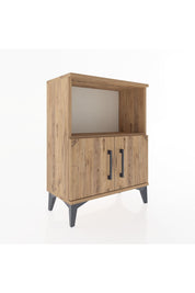 Arges Komodin Tek Raflı Tek Çekmeceli 60x30x80 Çam-Çam