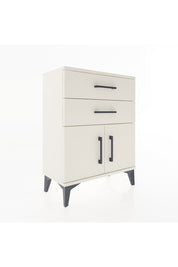 Arges Komodin 2 Raflı 2 Kapaklı 60x30x80 Aytaşı-Aytaşı