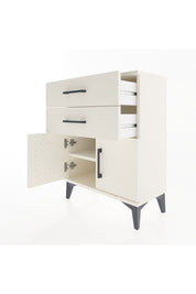 Arges Komodin 2 Raflı 2 Kapaklı 60x30x80 Aytaşı-Aytaşı