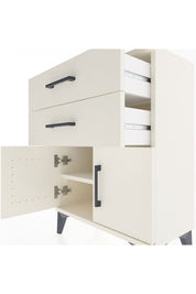 Arges Komodin 2 Raflı 2 Kapaklı 60x30x80 Aytaşı-Aytaşı