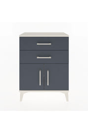 Arges Komodin 2 Raflı 2 Kapaklı 60x30x80 Aytaşı-Antrasit