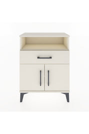 Arges Komodin Tek Raflı 2 Çekmeceli 2 Kapaklı 60x30x80 Aytaşı-Aytaşı